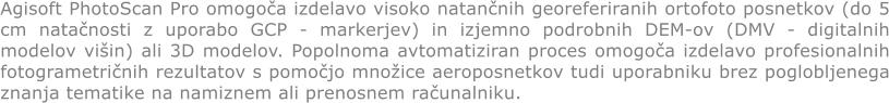 Agisoft Professional Slovenija